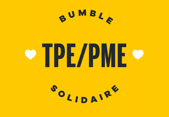 "The Bumble community Grant" offre une aide financière à deux petites entreprises françaises. Crédits : ©Bumble. 