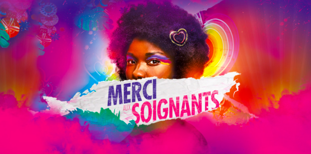 Logo de l'édition spéciale pour les soignants au festival Solidays