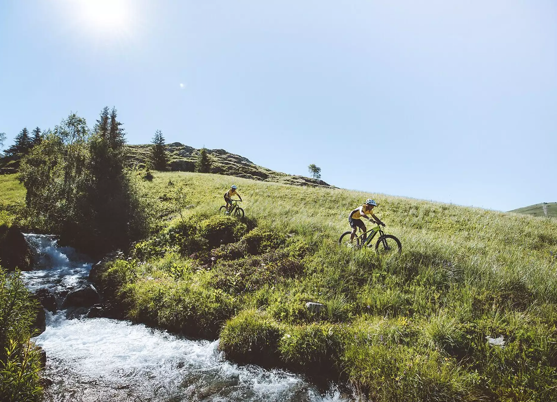 Initiation au VTT électrique © Club Med La Rosière