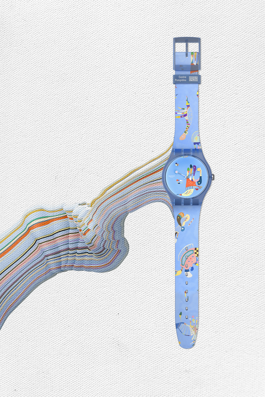 Blue Sky by Vassily Kandinsky montre swatch